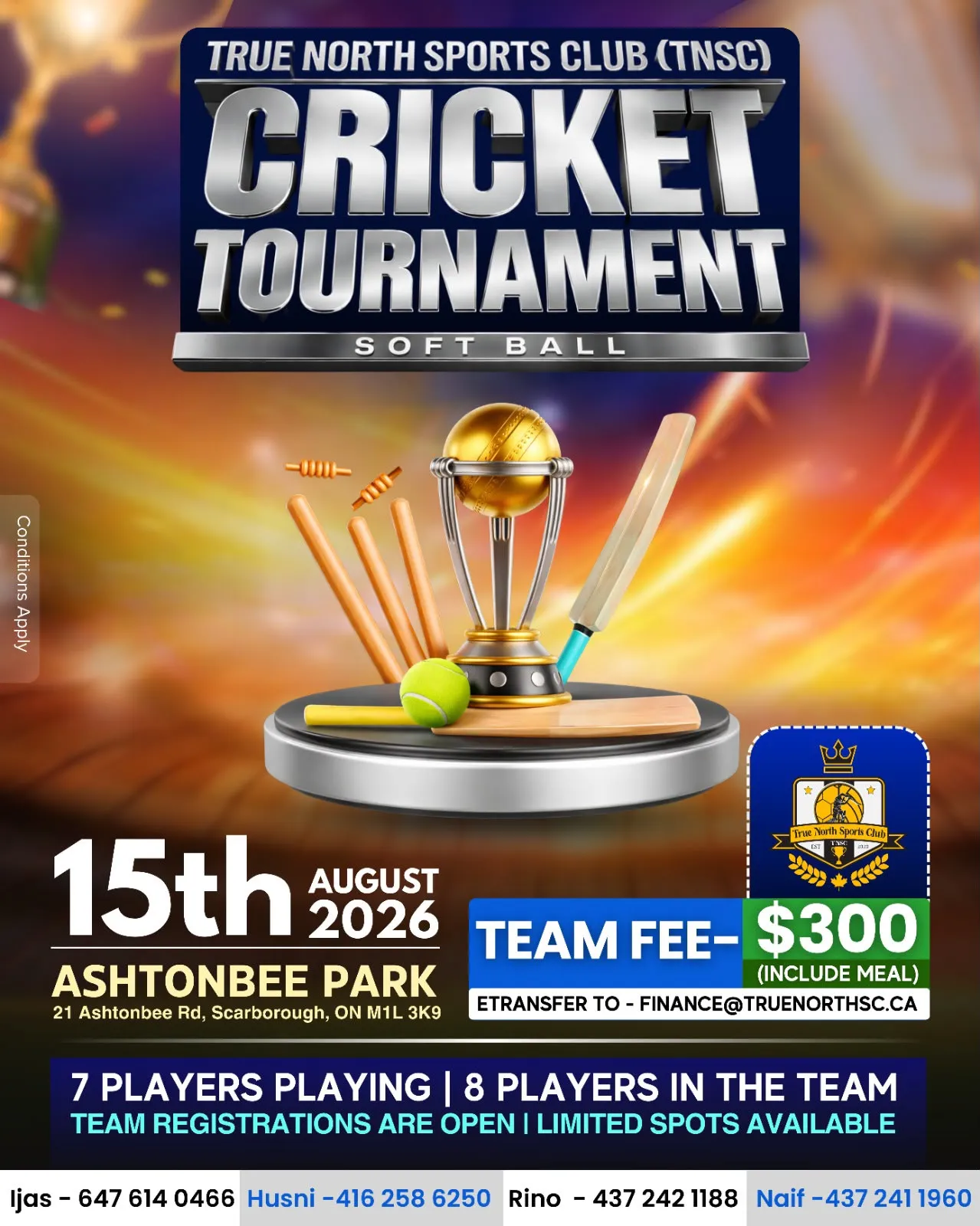 TNC Cricket Tournament